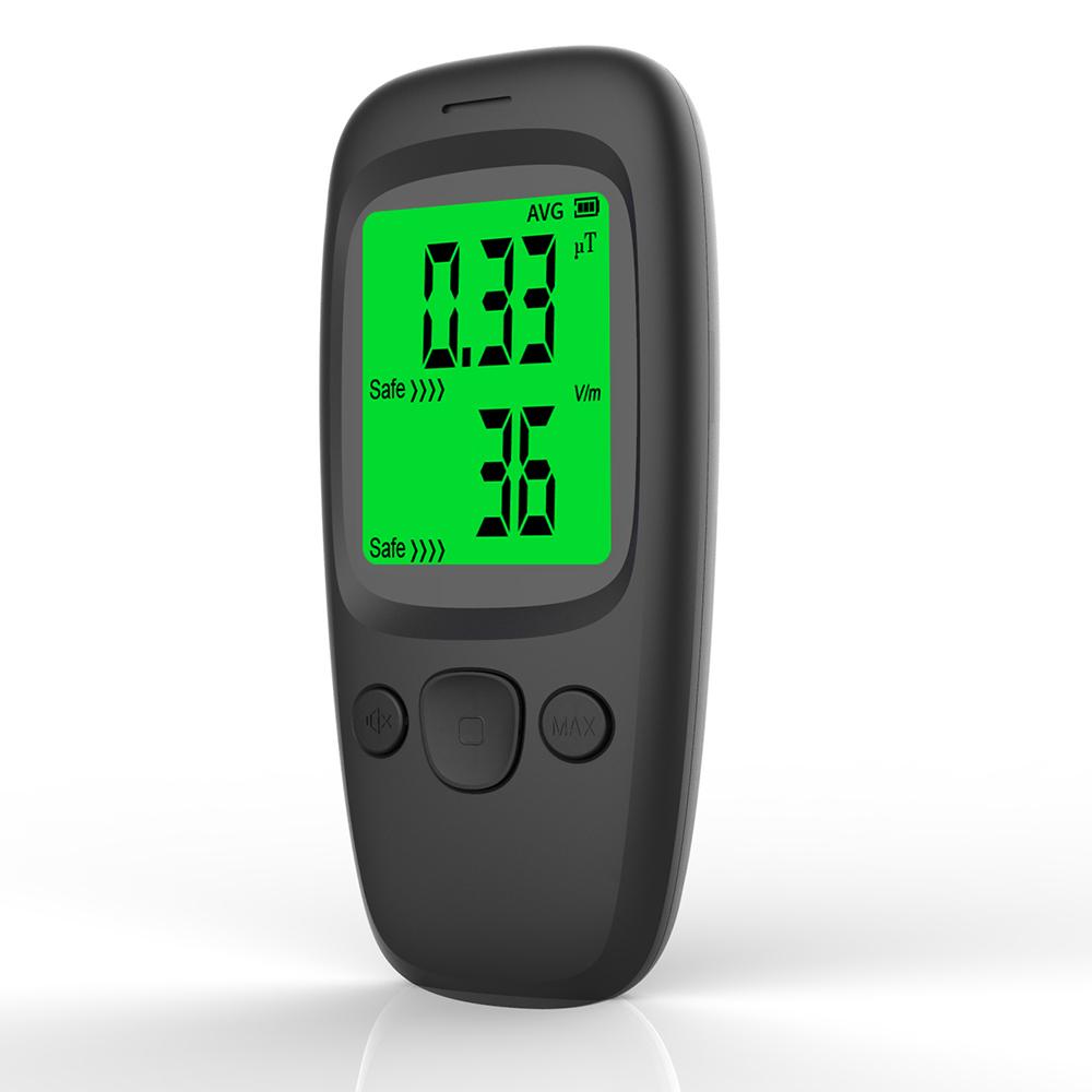 Ручной портативный ЖК-дисплей Детектор электромагнитного излучения Магнитное поле Электрическое поле