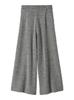 Emi Ribbed Easy Tuck Gray Women's Pants, 13WNP254072,