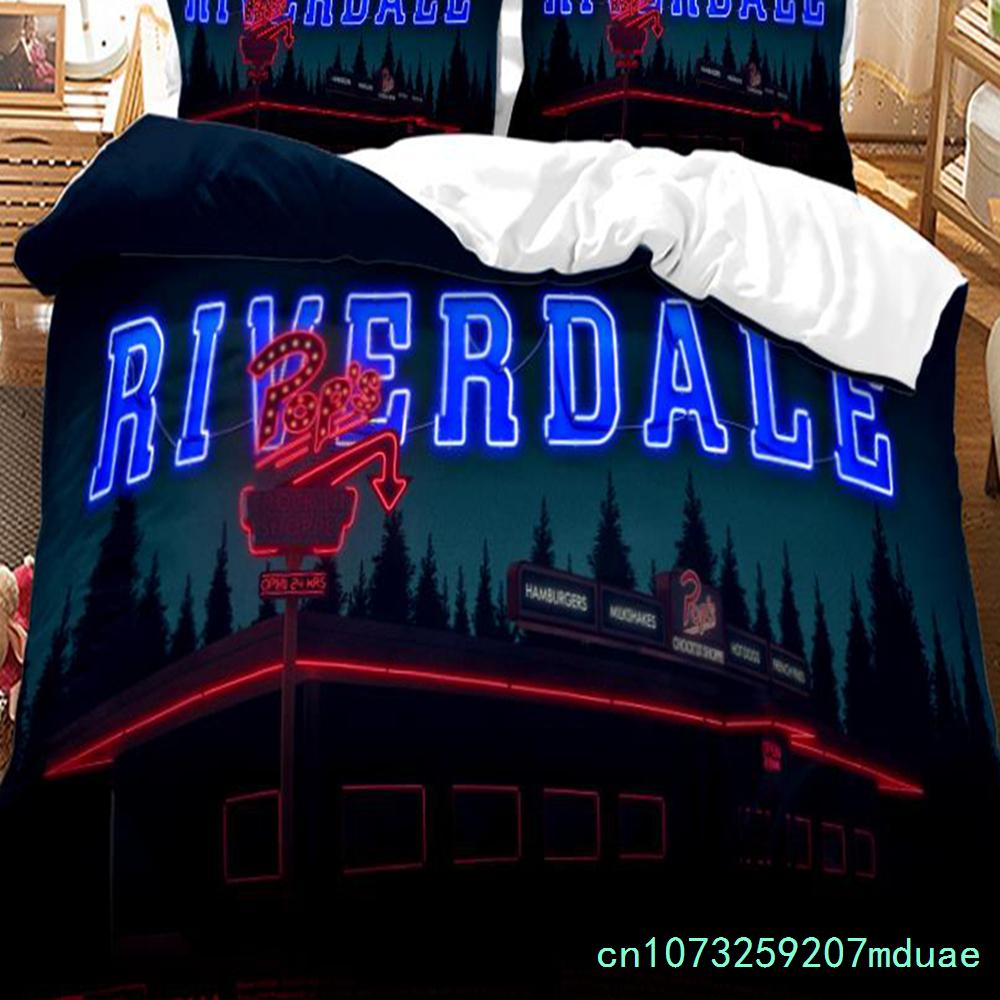 Новый постельный комплект Riverdale с принтом 3D, комплекты постельного белья с принтом, пододеяльники с наволочками, комплект чехла для одеяла с цифровой печатью