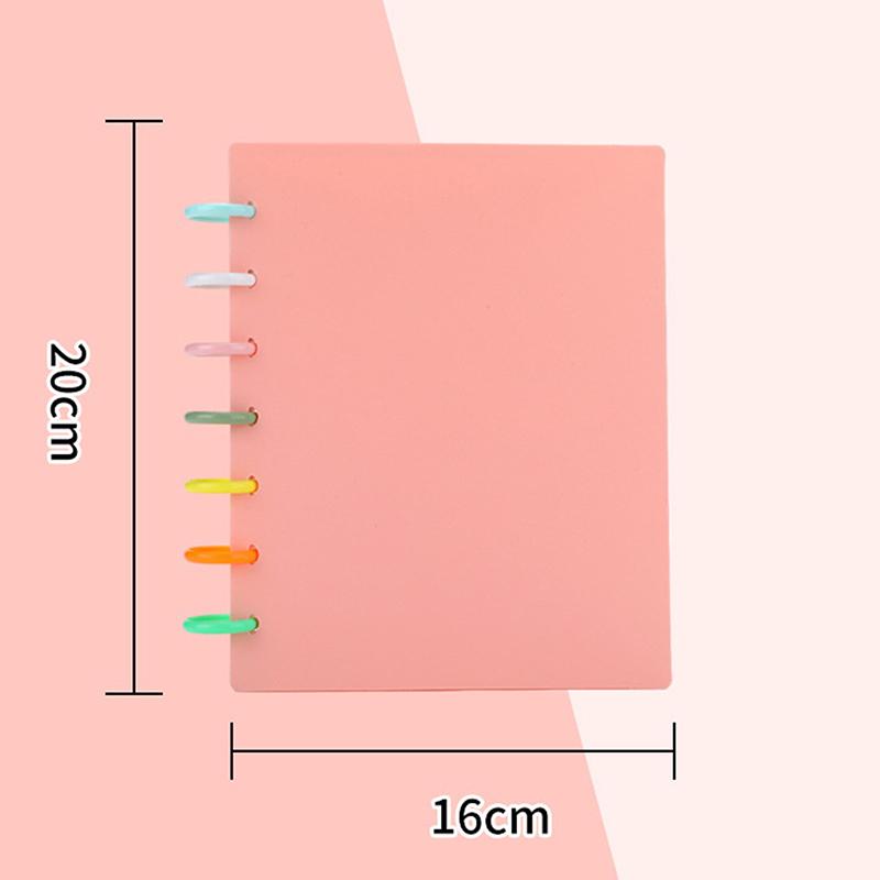 Kpop Покетбук на 7 ячеек Большой вместимости Альбом для фотографий идолов Книга для хранения карточек Прозрачный переплет Фоновая бумага