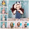 16cm Figure Cute Face BJD Doll Big Eyes Bjd Mini 16cm Doll Full Set Doll Movable BJD Doll  Girl Toy