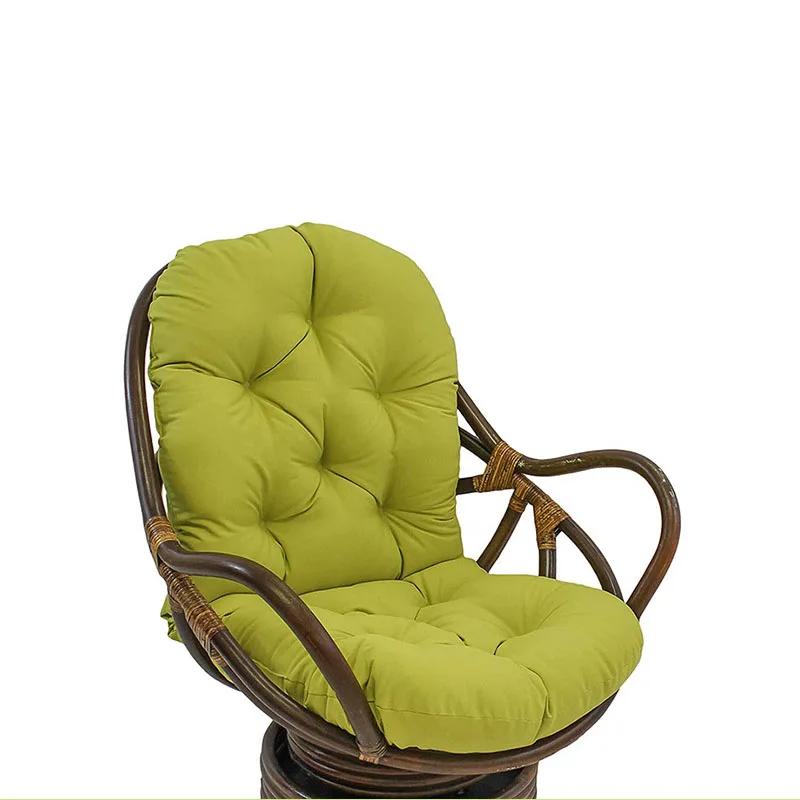 Вращающаяся подушка-качалка, моющаяся, коврик для сиденья домашней мебели, утолщенная подушка для стула, декор для дома на открытом воздухе - в комплект не входит кресло-качалка