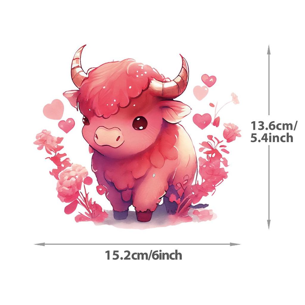 Cute Animal Iron On Patches For Clothing A-Level Washable Thermal Press Diy Vinyl Hoodies Tops Patches For Backpack