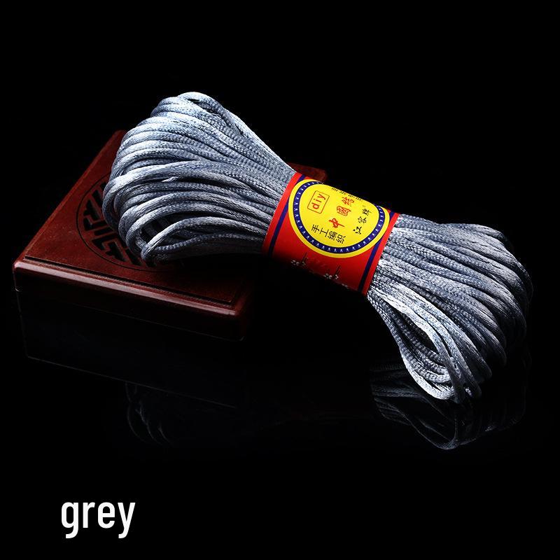 Red Polyester Chinese Knotting Cord for DIY Bracelets and Beading