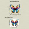 Painted Butterfly Balcony Glass Window Home Beautification and Decoration Electrostatic Uv Window Sticker