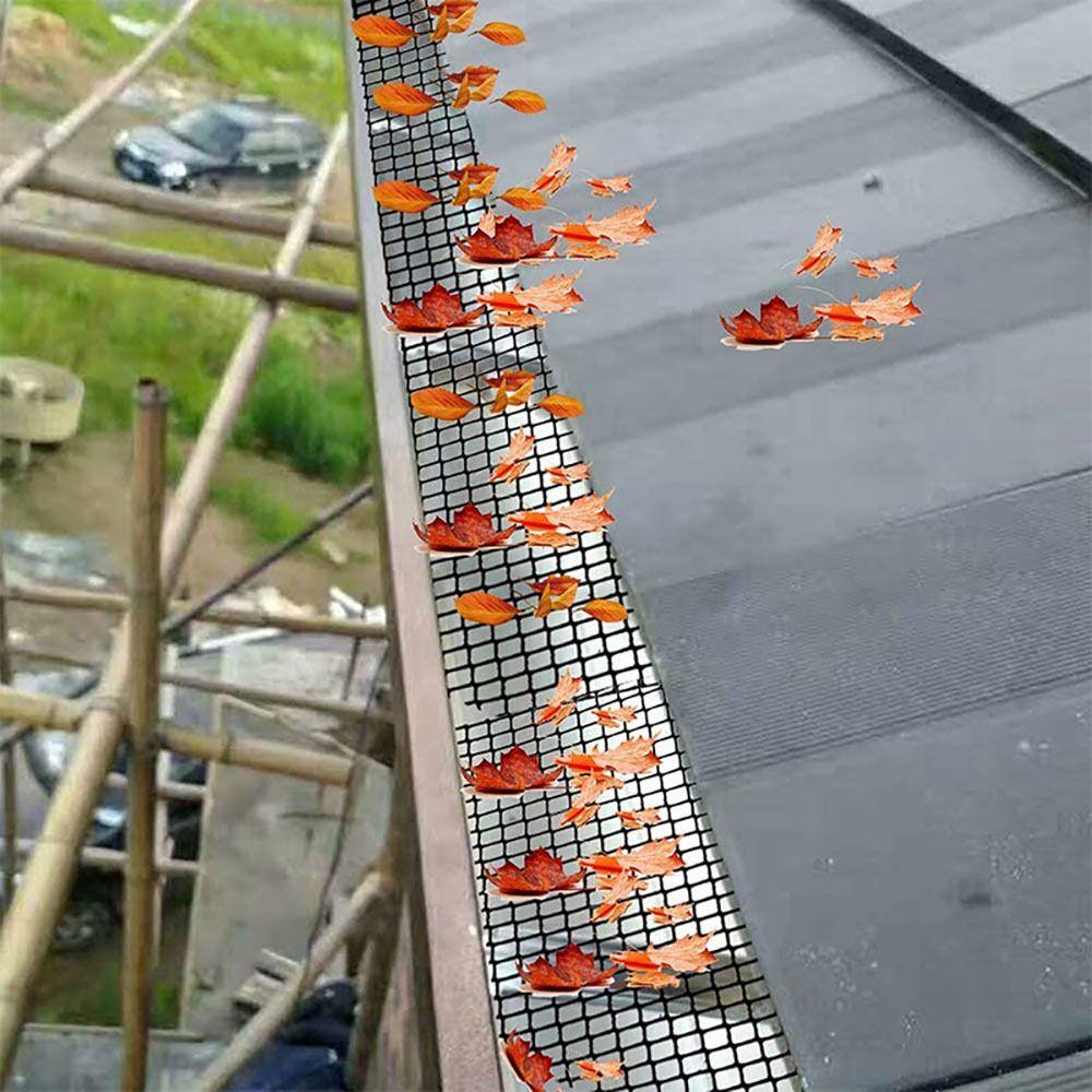 Инструменты Проволочная сетка Рулонная защитная сетка Фильтр для листьев Защитная сетка для желоба Защитная сетка для желоба Защита водосточной трубы