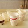 Heat-Resistant Paper Cup Holder, Fits 7oz and 9oz Paper Cups, White