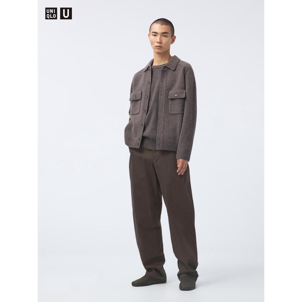 Uniqlo Широкие брюки-чиносы, длина штанины 85,5 см, длинная длина 