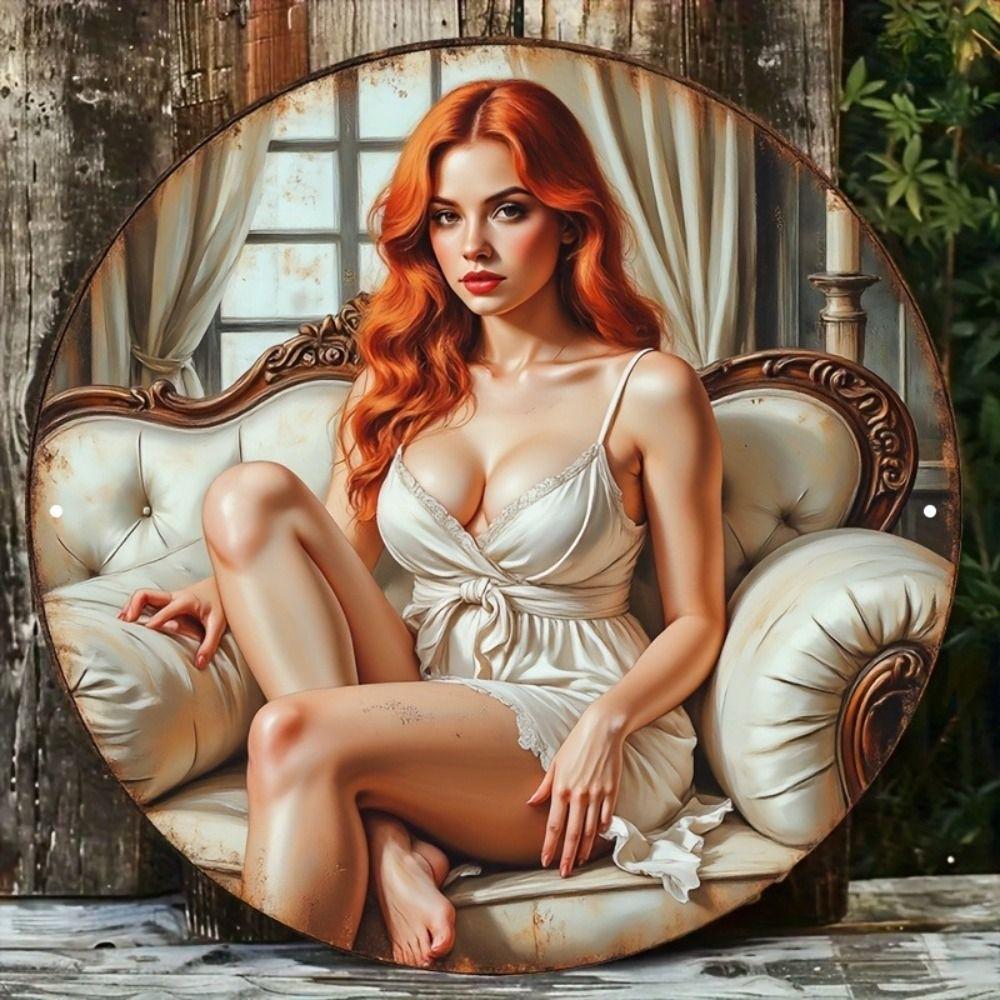 Плоская 2D металлическая настенная табличка
