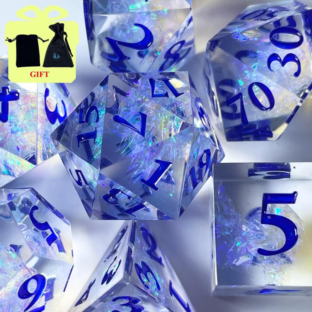 Смола Quicksand Dice Жидкое ядро DND Dungeons & Dragons TRPG Настольная игра Набор кубиков Бегущая группа Ктулху