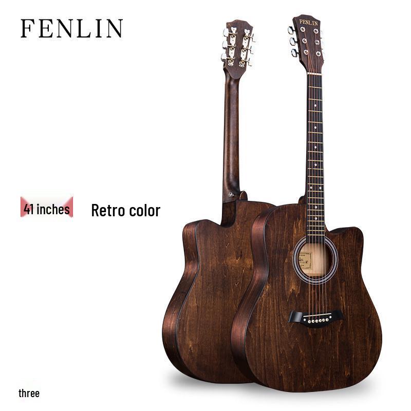 Начинающая акустическая гитара - Большое количество Липовое дерево Практический инструмент