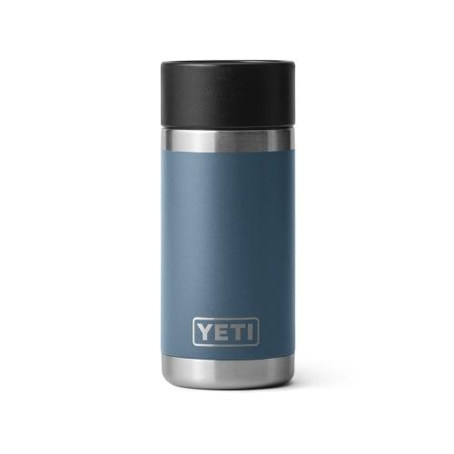 YETI Rambler 12oz Stainless Steel Vacuum Insulated Bottle with Hot Shot Cap, Nordic Blue