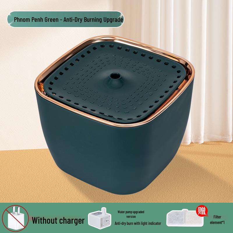 Умный автоматический фонтан для воды для кошек большой емкости с циркуляционной фильтрацией