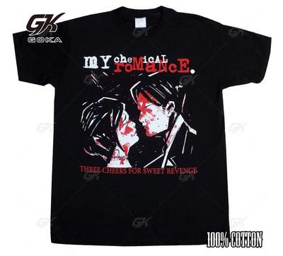 MY CHEMICAL ROMANCE THREE CHEERS FOR SWEET REVENGE ФУТБОЛКА С КОРОТКИМ - ДЛИННЫМ РУКАВОМ модная футболка топы оптовая футболка