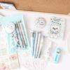 8pcs Students Gift Stationery Set Puppy Design Highlighter Cartoon Pencil Eraser  School Office