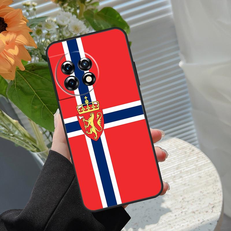 Чехол Флаг Норвегии для OnePlus 15R 15 13R 12R 10R 13 13T 12 11 10 10T 8T Nord CE 5 2 3 4 Lite N20 N30