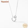 Tancision S925 стерлингового серебра Роскошное индивидуальное ожерелье с подвеской женское классическое ожерелье Tide ожерелье подарок на вечеринку