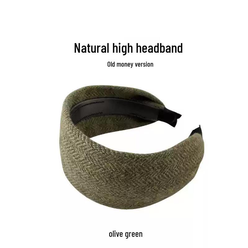 Retro Leopard Print Plush Headband - Non-Slip, Korean Style for Women, Perfect for Autumn and Winter Face Washing