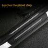 4Pcs Fashion New Styling Universal Imitation Carbon Fiber Leather Car Door Sill Protection Strip Decorative Car Interior Sticker