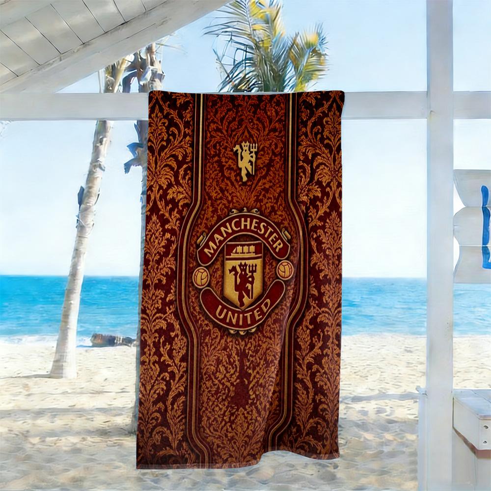 Manchester Beach Towel Super Soft & Absorbent Comfortable Lightweight Suitable for Sports, Travel, Swimming, Yoga, Bathroom, Beach, And Pool