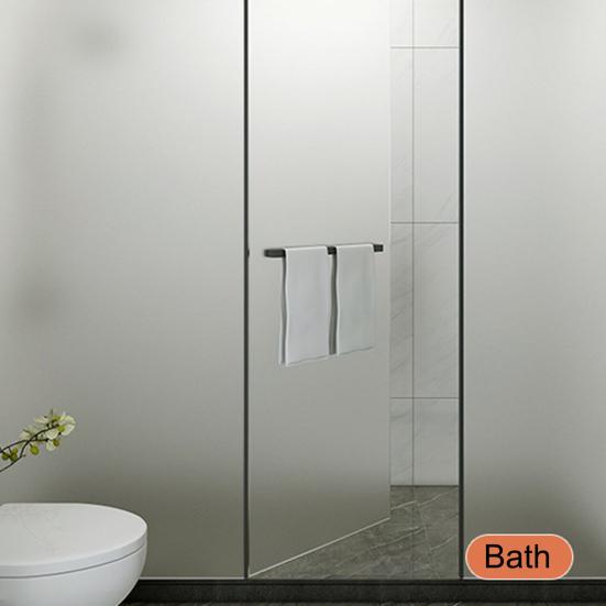 1 рулон 30/45x100 см матовая оконная пленка защита конфиденциальности УФ-защита от солнца стеклянное покрытие самоклеящаяся домашняя офисная ванная комната стеклянная оконная дверь статическая пленка