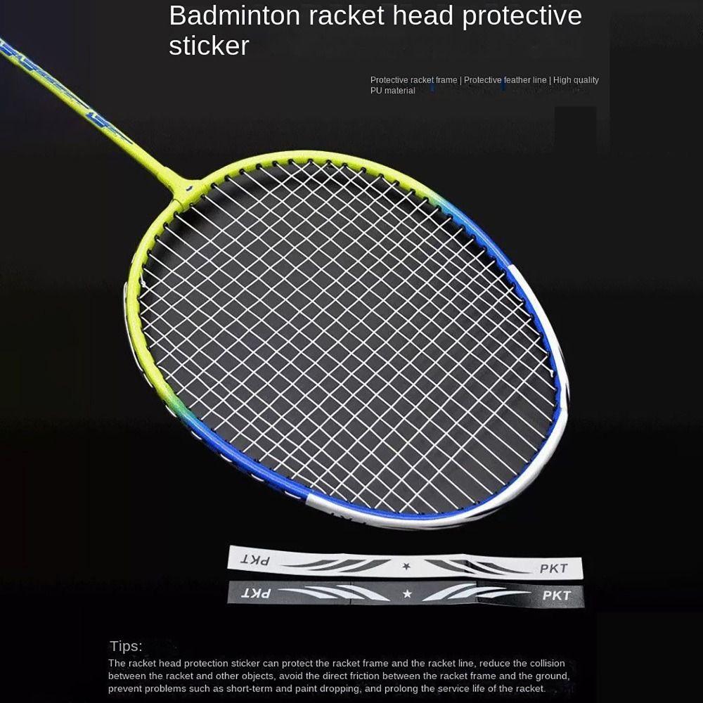 Self Adhesive Racket Frame Protector Anti-Friction Racquets Protective Sticker  Sport Equipment
