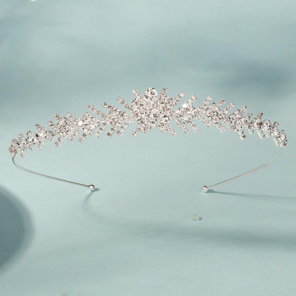 Стразы свадебный венец головной убор королева повязка на голову мода свадьба тиара вечеринка