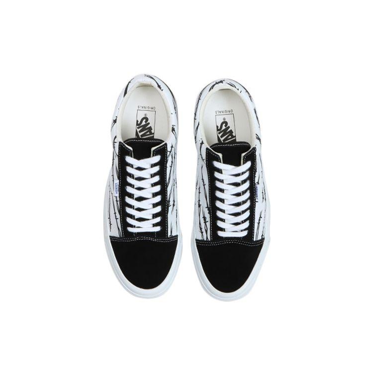 Vans Кроссовки унисекс Old Skool NS OG LX с колючей проволокой Белый Черный True-White VN0A4UUT9XT