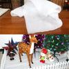 Christmas Cotton Soft White Blanket Artificial Xmas Party Decor Cotton Fake Christmas Tree Scene Decoration Props