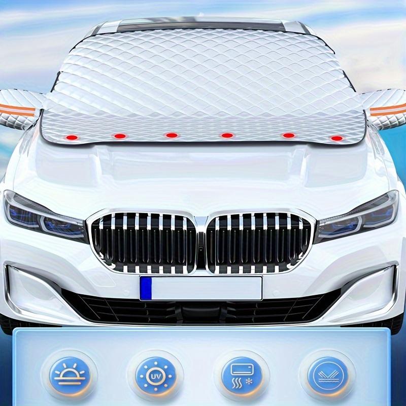 Автомобильная одежда чехол для автомобиля всесезонный универсальный защита от дождя и мороза снежный щит лобовое стекло половина автомобиля одежда защита от солнца