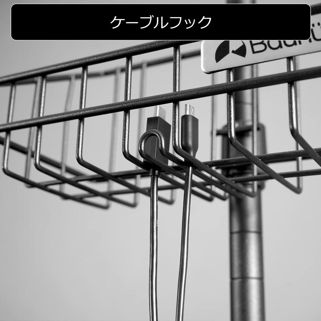 Bauhutte Headset Tower Headphone Stand Controller Stand Tabletop Under Desk Storage Clamp Fixed () BHP-S200-BK