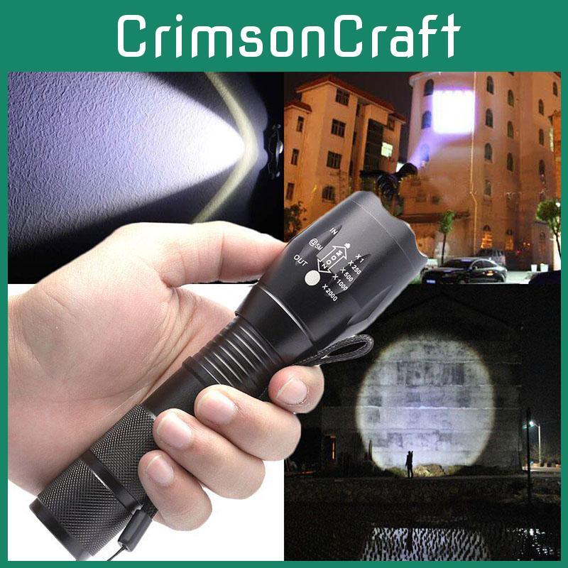 Ultra Bright 1000 Lumens Tactical Military Led Flashlight With Zoom Function