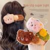 Exclusive Cute Plush Teddy Bear Duckbill Hair Clip for Women - Autumn/Winter Collection