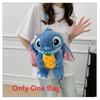 Soft Girls Cartoon Plush Backpack With Zipper Closure For Travel Casual