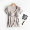 Short Sleeve Maternity Nursing Pajama Top - Pure Cotton, Breathable Spring/Summer Style