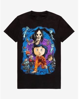 Футболка унисекс с персонажем Coraline