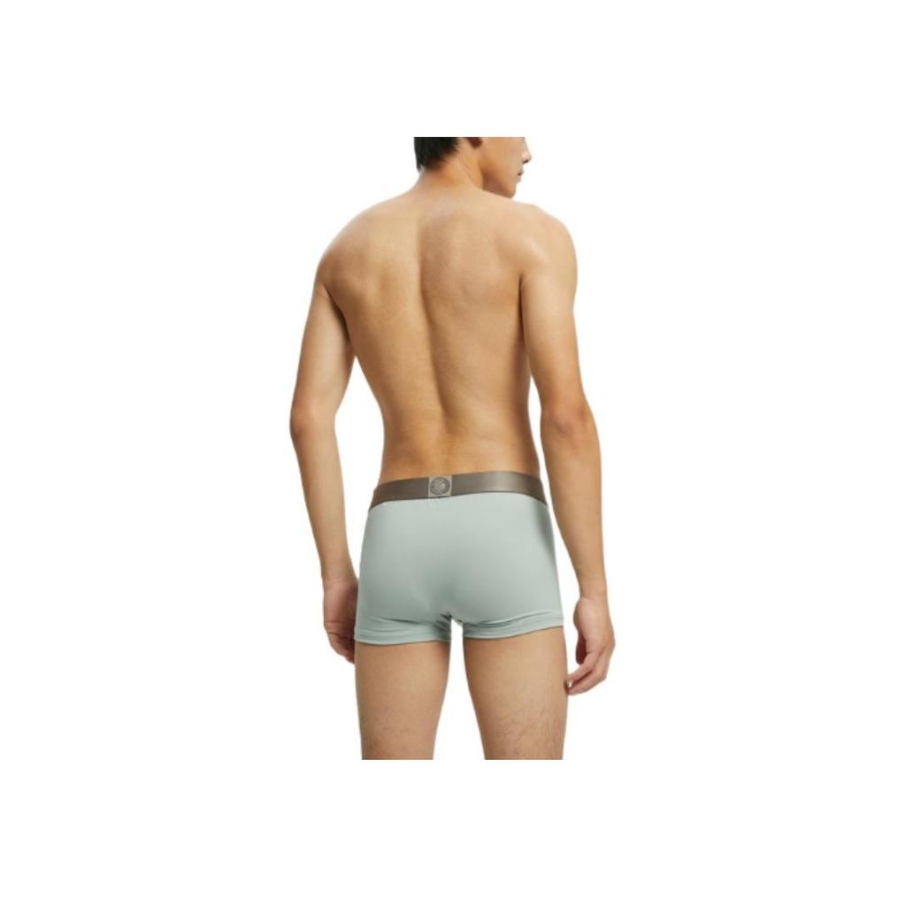 Calvin Klein Shiny Gravity Band Casual Letter Print Boxer Briefs Men Underwear Light-Green NB2540-5G0