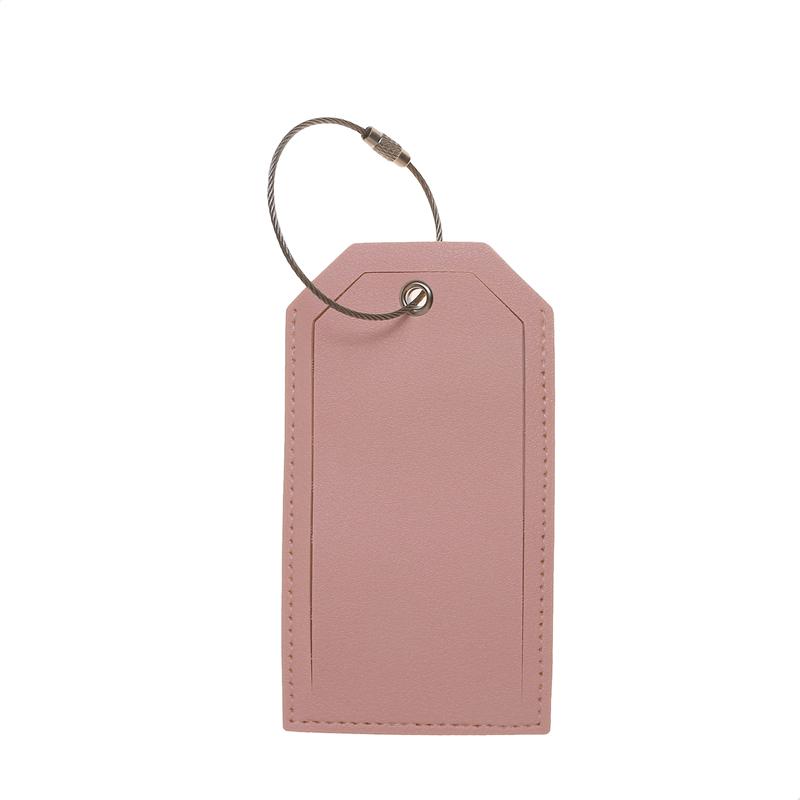 PU Leather Luggage Tag Suitcase Identifier Label Bag Tags for Boarding Bag Tag Travel Accessories