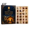 Christmas Ritual Gift for Kids 2026 Nativity Story Advent Calendar, 24 Days Countdown Calendar Daily Surprise Set with 2D Acrylic Religious