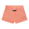 Fear of God Essentials Nylon Running Shorts With Rubber Logo Tag Unisex Bottoms Coral FOG-SS22-589