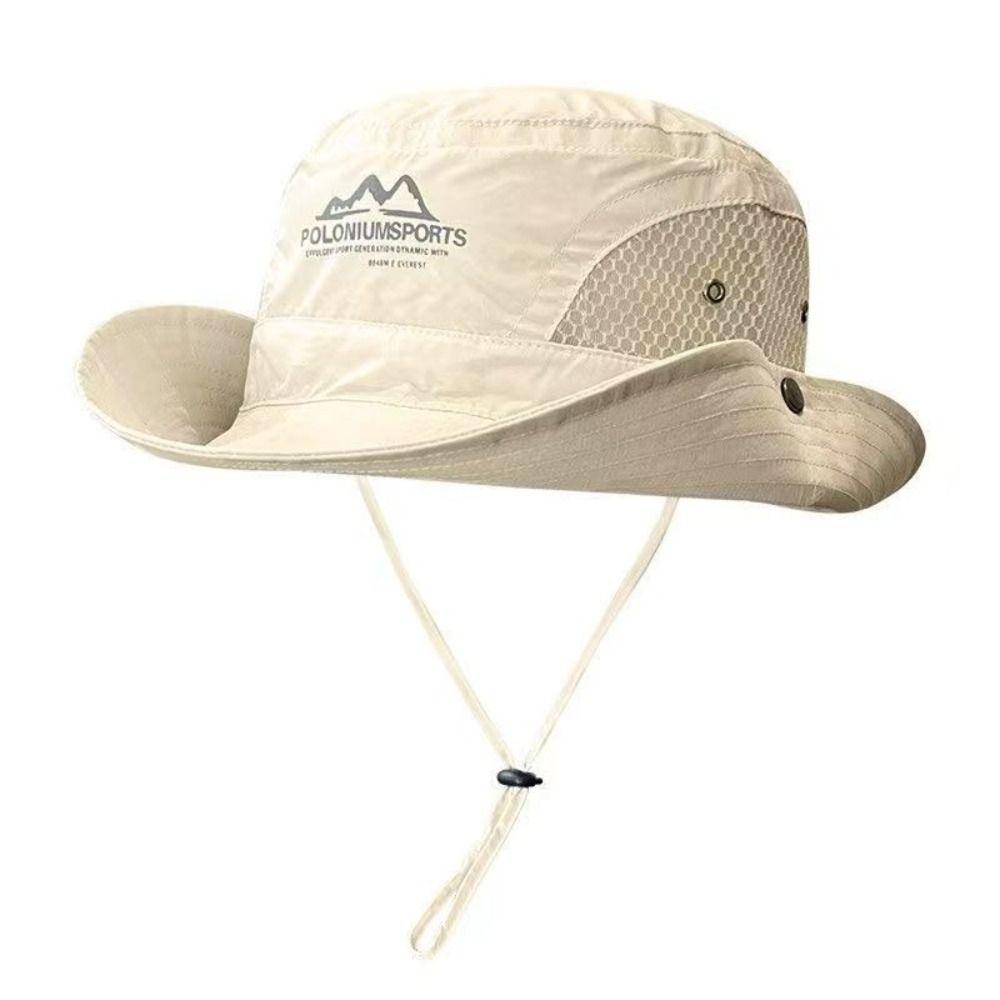 Солнцезащитная шляпа-ведро с широкими полями для альпинизма, летняя панама для кемпинга и пешего туризма