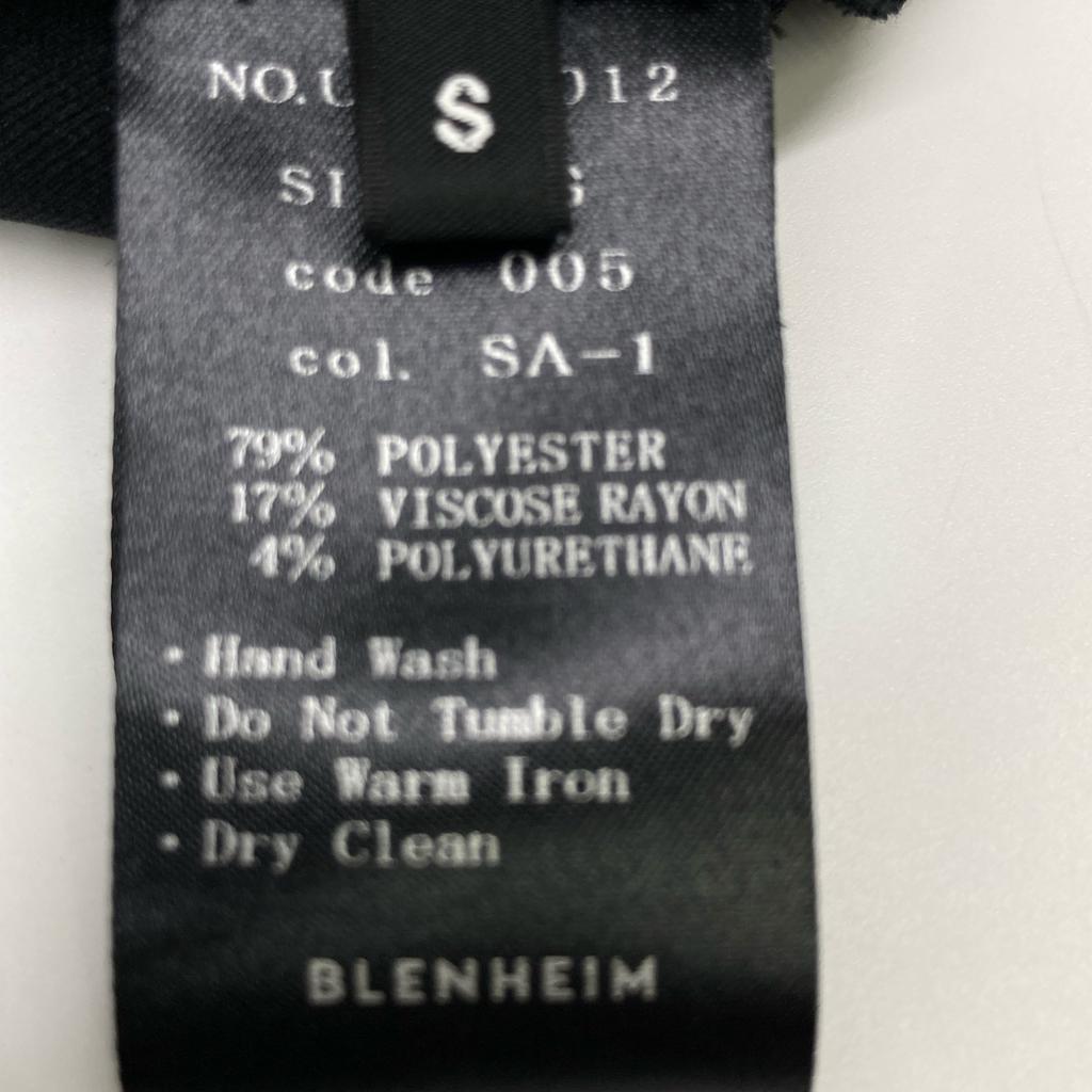 BLENHEIM 24AW Black Long Flare Skirt skirt S blackUsed