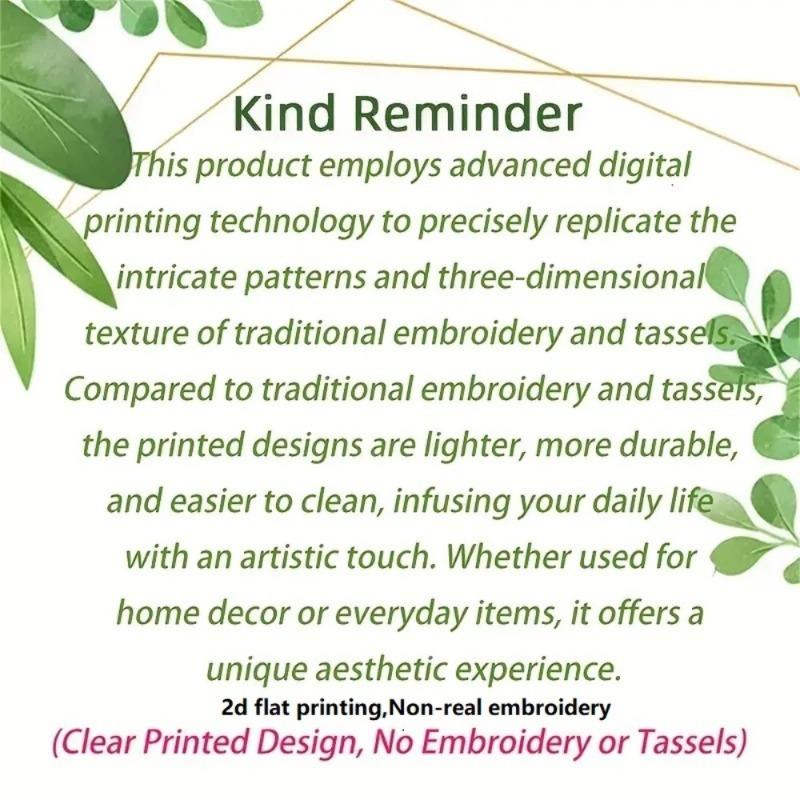 2D Flat - Set of 4 2D Flat Printed Floral Spring And Summer Minimalist Pillow Covers, Available in Multiple Sizes, Featuring Single-Sided Printing Wit