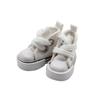 1 Pair Mini Doll Fashion Mini Canvas Shoes 3.5cm Mini Canvas Dolls Shoes  Plush Doll Shoes