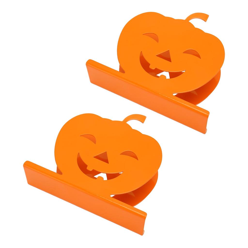 2 шт. Симпатичный держатель для салфеток в виде тыквы, железный держатель для бумажных салфеток, полый декоративный диспенсер для салфеток 