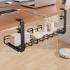 Under Desk Cable Tray Versatile Wire Organizer for Libraries Homes Recording