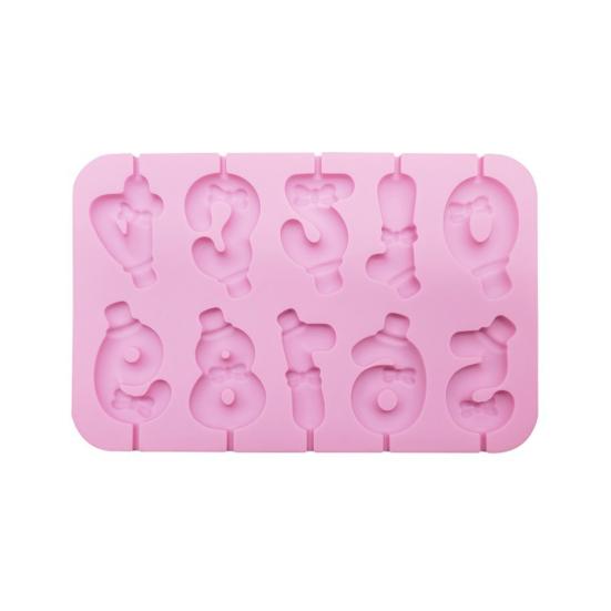 Формы для свечей, многоразовые силиконовые буквы и цифры, легко снимаемые антипригарные формы для мытья в посудомоечной машине, шляпа-котелок, формы для бантов