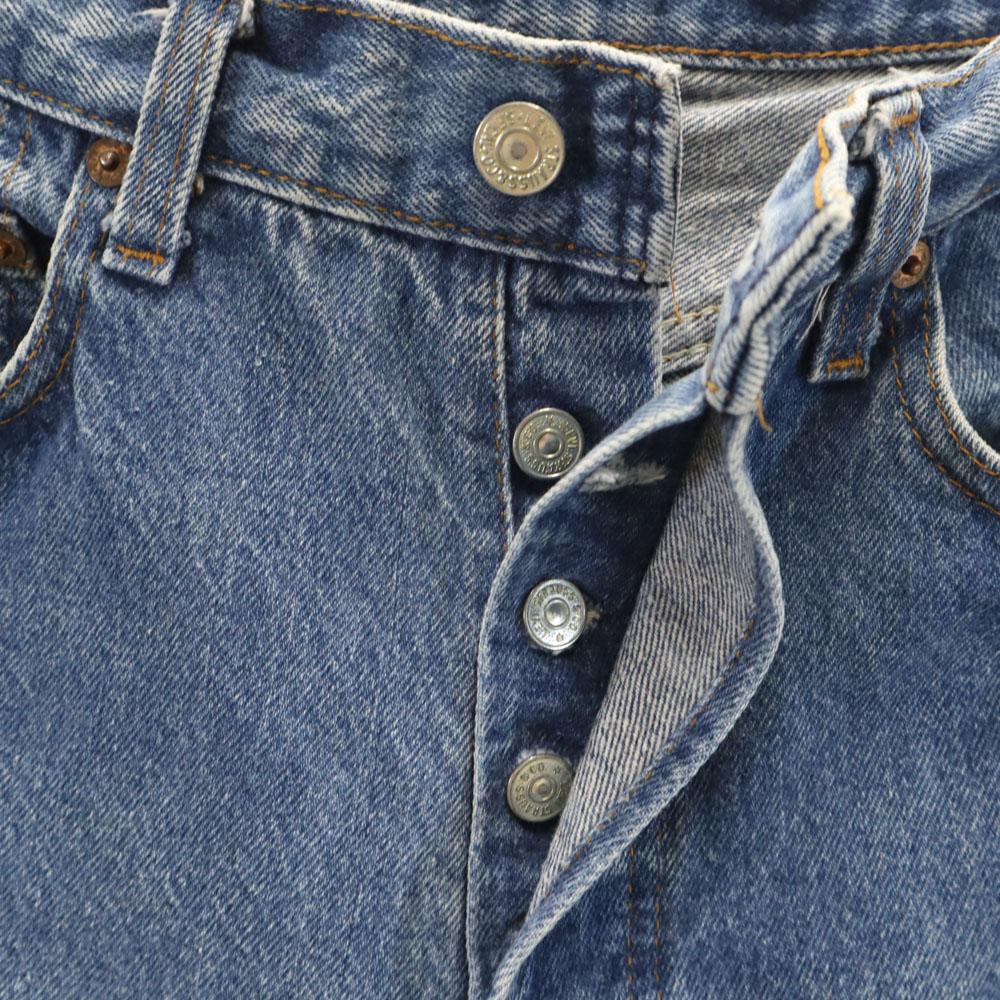 Levi's Джинсы 501 Винтажные зауженные 80-е W30 Синяя стирка Женские Б/у