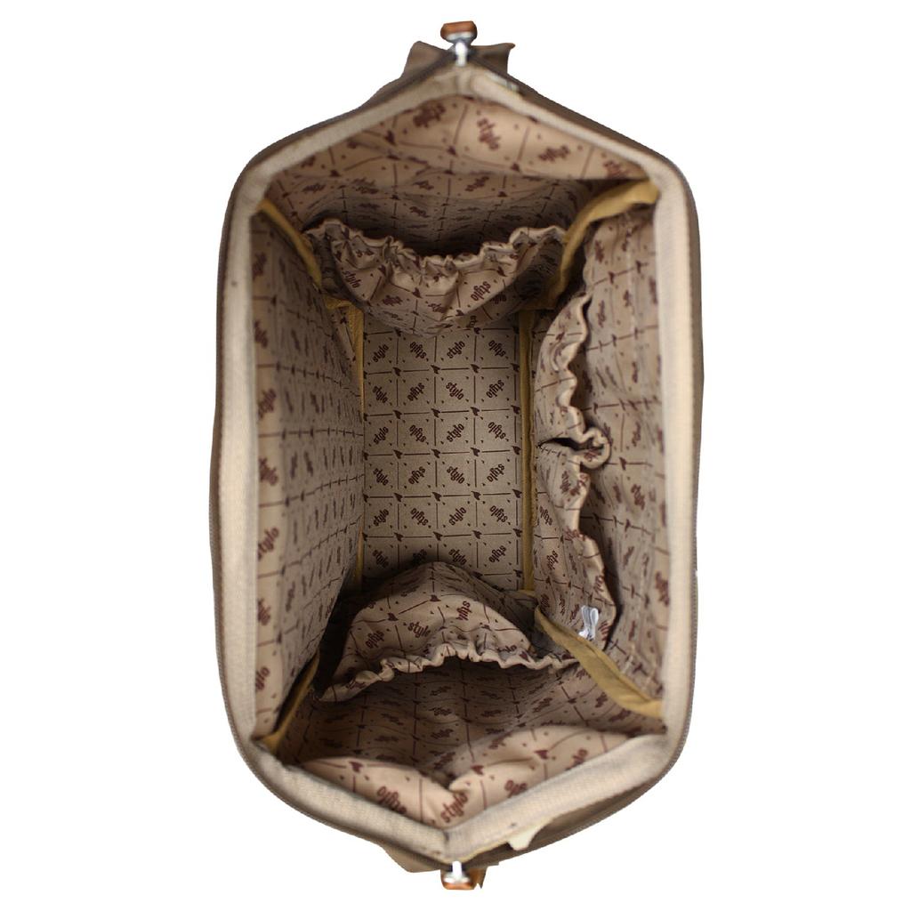 Doce Mommy Bag Mother Baby Care And Backpack - Beige