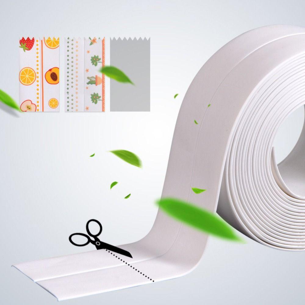 3,2 м ПВХ клейкие уплотнительные ленты для защиты от плесени герметизирующая лента полезная кухонная герметик для раковины для ванной комнаты